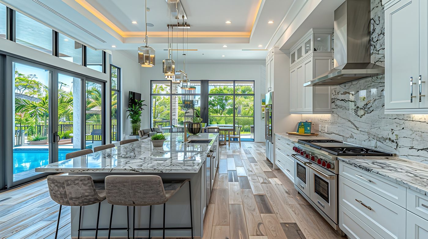 Crystal clear windows in a sun-filled Florida home